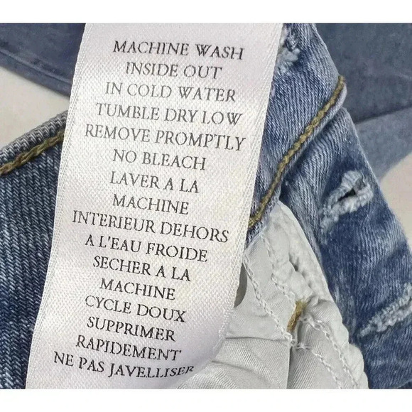 Frank & Eileen Monaghan Jeans High Rise Button Fly Raw Hem Womens Size 28 - Picture 11 of 12